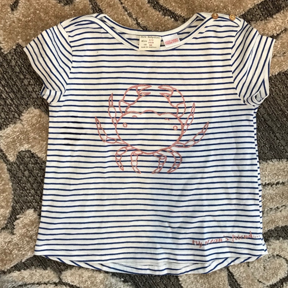 Zara crab shirt!